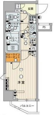 スカイコートルーベンス西早稲田の間取り|間取りです。