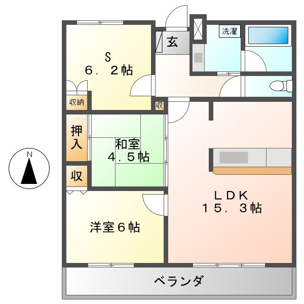スクエア名古屋港の間取り
