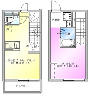 【間取り】 | Reberty鵜の木