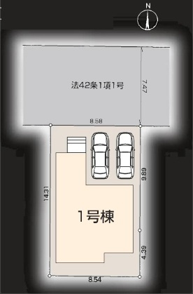 【区画図】 | 川越市氷川町 | 全1棟