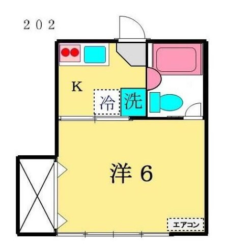 シャトー阿佐ヶ谷の間取り