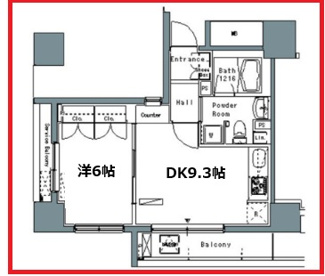 【間取り】 | パークアクシス仲御徒町