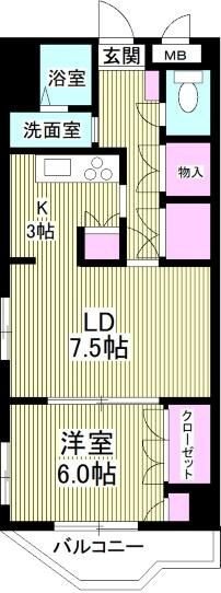パームス鷺宮の間取り|間取りです。
