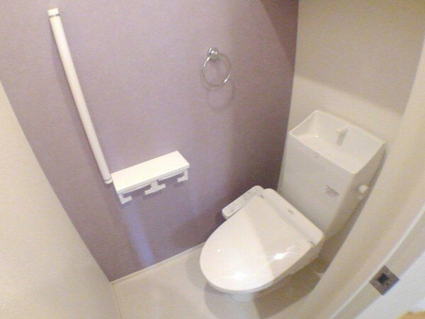 ラックフィールドＡのトイレ|トイレもきれいです