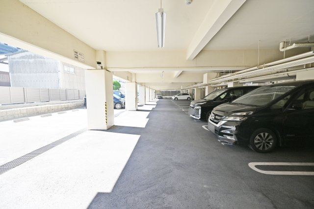 シャンティー塚本の駐車場|現地駐車場です。