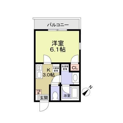 【間取り】 | パルトネール横浜二俣川Ｂ
