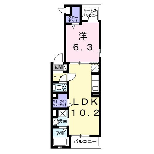 【間取り】 | テラック中央林間(テラックチュウオウリンカン)