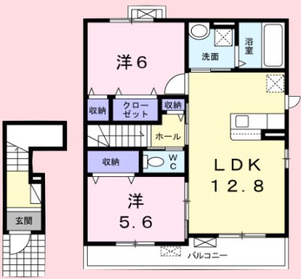 メゾンD&G　G棟の間取り