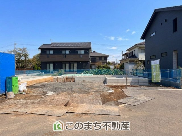 リガーレ宇都宮市西川田町3期の外観|建築中現地写真（同社施工の完成物件・モデルハウスがご見学できます）