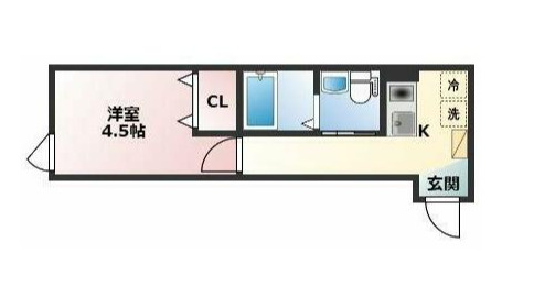 ジュネ谷中 の間取り