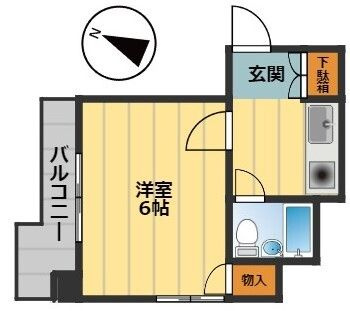 ジュネパレス船橋第3の間取り