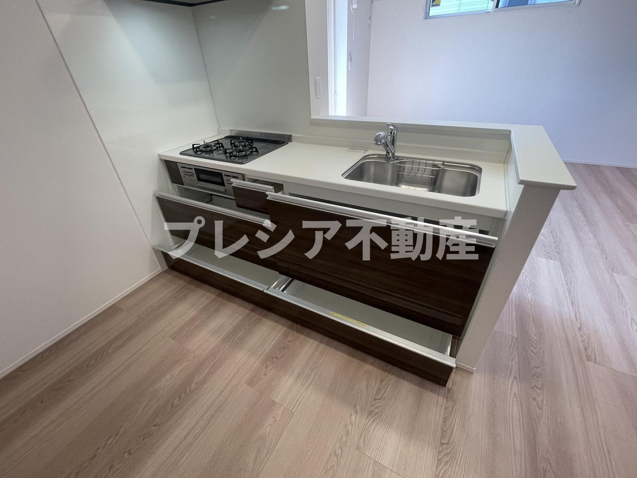 D-ROOM甲子園口のキッチン