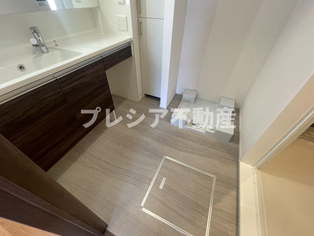 D-ROOM甲子園口の洗面所
