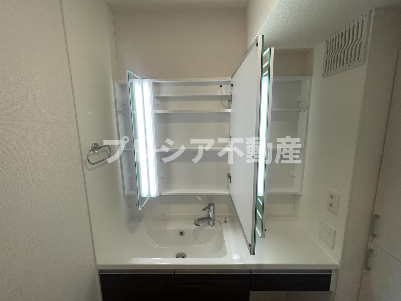 D-ROOM甲子園口の洗面所