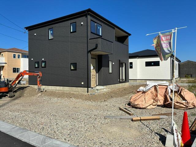 新築戸建て・仲介手数料無料）津島市高台寺町　６号棟の外観|外観もきれいです