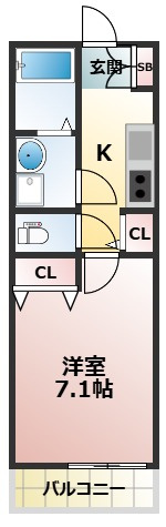 ソレイユⅡの間取り