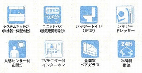 【仲介手数料０円】座間市四ッ谷第9　新築一戸建て　全2棟の設備|座間市四ッ谷第9　新築一戸建て　全2棟