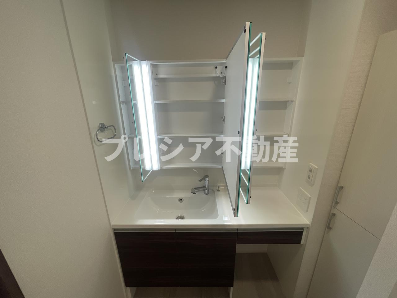 D-ROOM甲子園口の洗面所