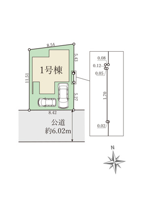 【区画図】 | Terrechez宇治市伊勢田町１期 | 区画図