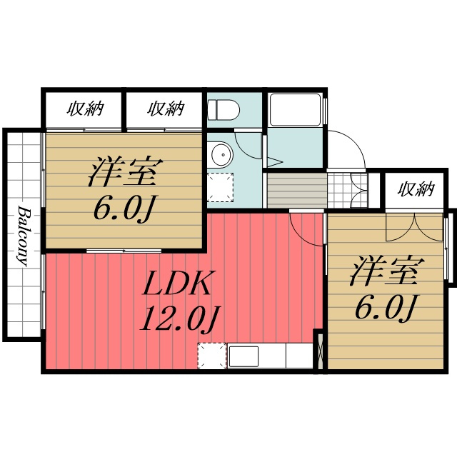 【間取り】 | グランメール　A