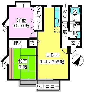 【間取り】 | ビッグガーデンI