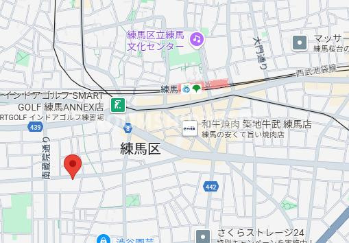 ルーブル練馬参番館の地図