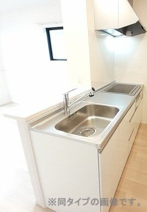 墨田区東向島２丁目のアパートのキッチン
