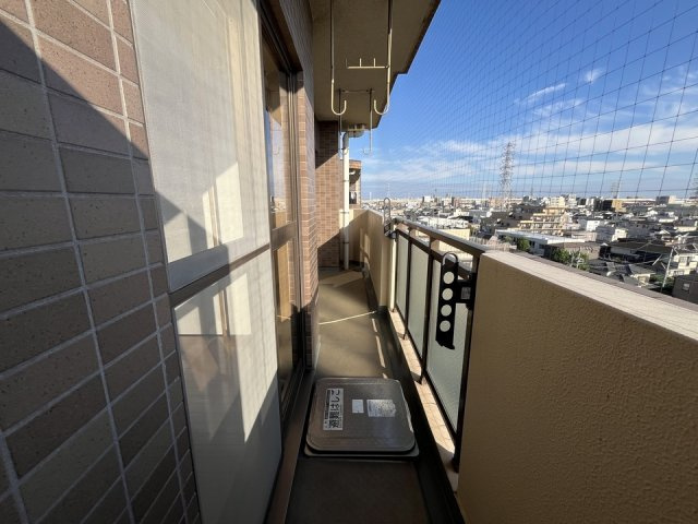 足立区東保木間１丁目の賃貸マンションのバルコニー