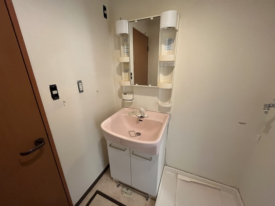 足立区椿２丁目の賃貸マンションの洗面所