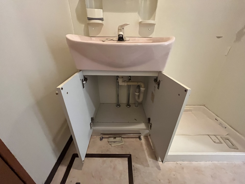 足立区椿２丁目の賃貸マンションの洗面所