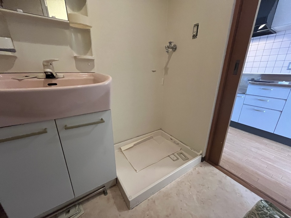 足立区椿２丁目の賃貸マンションの洗面所