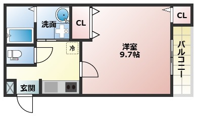 【間取り】 | フジパレス今川Ⅵ番館
