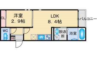 【間取り】 | G-smart笠寺 | 略図の為、現状優先