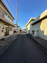 土地　鷺山の前面道路含む現地写真