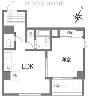 【間取り】 | ニューサンメグロ.5