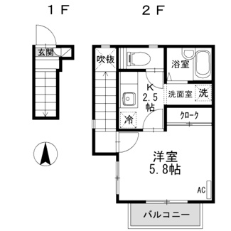 【間取り】 | フローラ