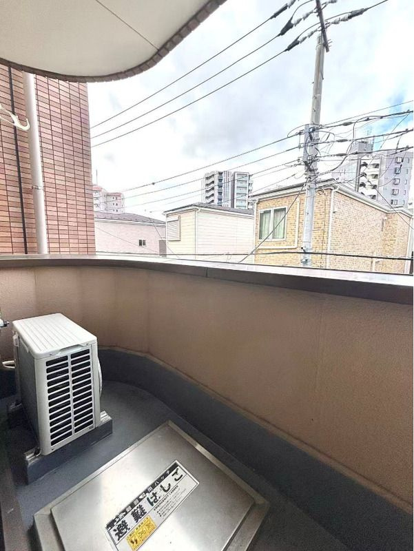荒川区東尾久１丁目の賃貸マンションのバルコニー