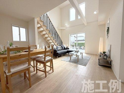 【仲介手数料０円】茅ヶ崎市香川４丁目　新築一戸建て　全4棟の居間・リビング|茅ヶ崎市香川４丁目　新築一戸建て　全4棟