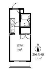 ベルメゾン片岡の間取り