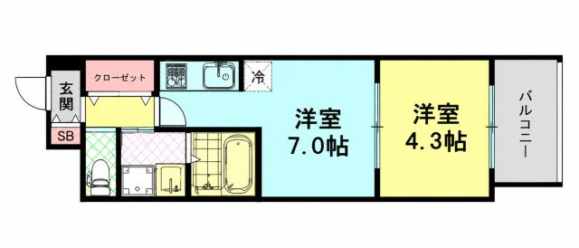 【間取り】 | レオンコンフォート九条ガレリア