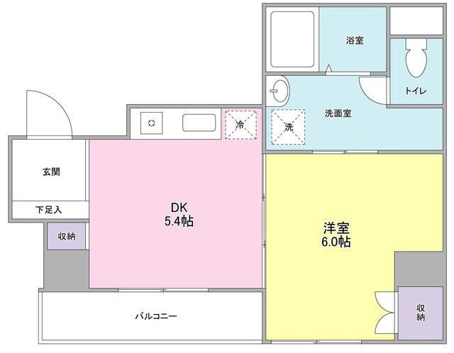 エスポワール梅里の間取り|間取りです。