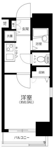 菱和パレス護国寺駅前の間取り|間取りです。