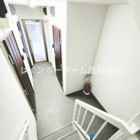 マーレ東あずま駅前の玄関