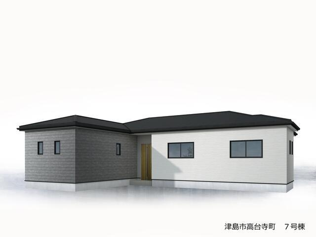 新築戸建て・仲介手数料無料）津島市高台寺町　７号棟の外観|完成予想図（外観）