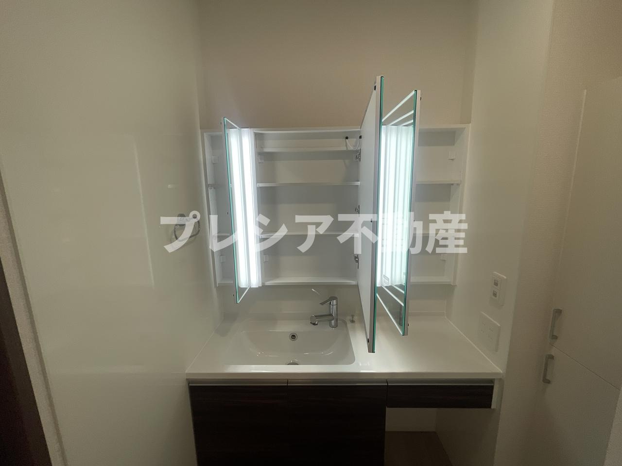 D-ROOM甲子園口の洗面所