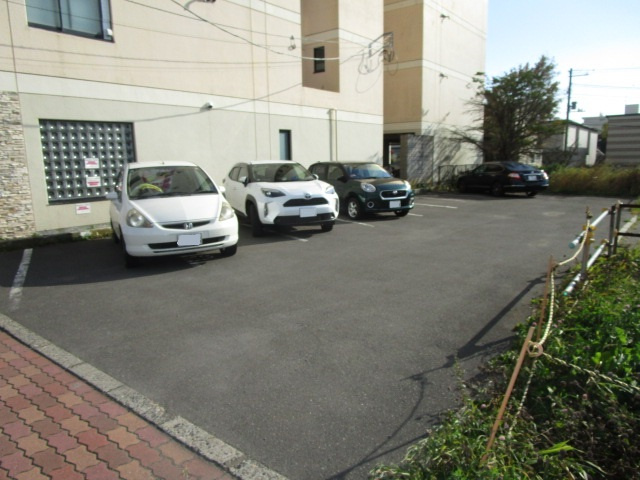 ドミール新橋の駐車場