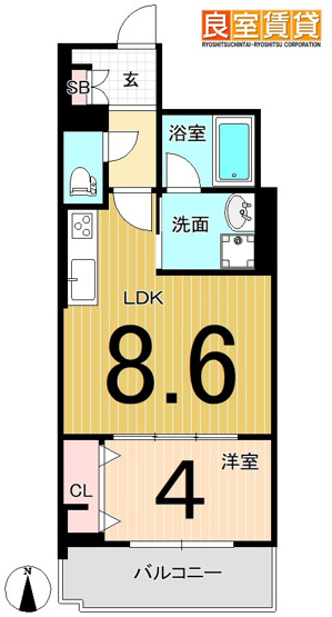 【間取り】 | ラ・プレス新栄