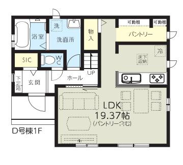 さいたま市見沼区堀崎町1162番の間取り