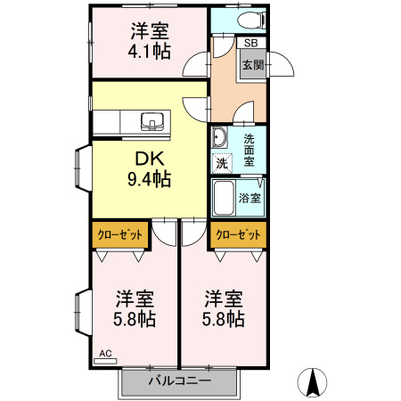 【間取り】 | 第3竹見荘