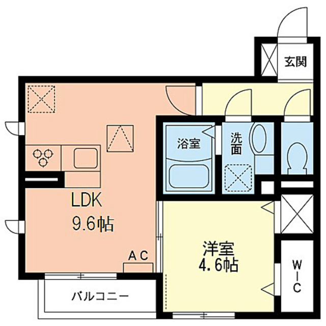 ラヴィンエックスコートの間取り